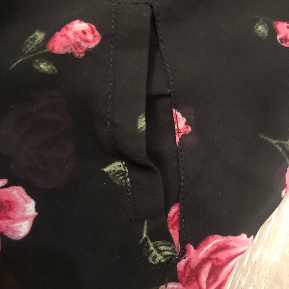 ⭐️SOLD⭐️ Japna Kids Pink Roses Floral Bomber Jacket Size 7 - Picture 6 of 6